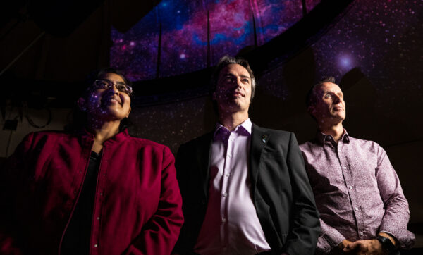 Western Space Associate
Directors Jayshri Sabarinathan and
Jan Cami; Western Space Director Gordon ‘Oz’ Osinski