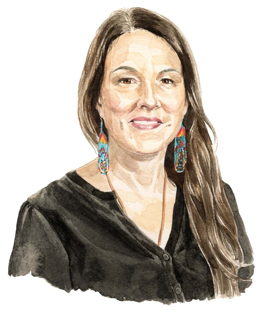 Illustration of Nicole Redvers