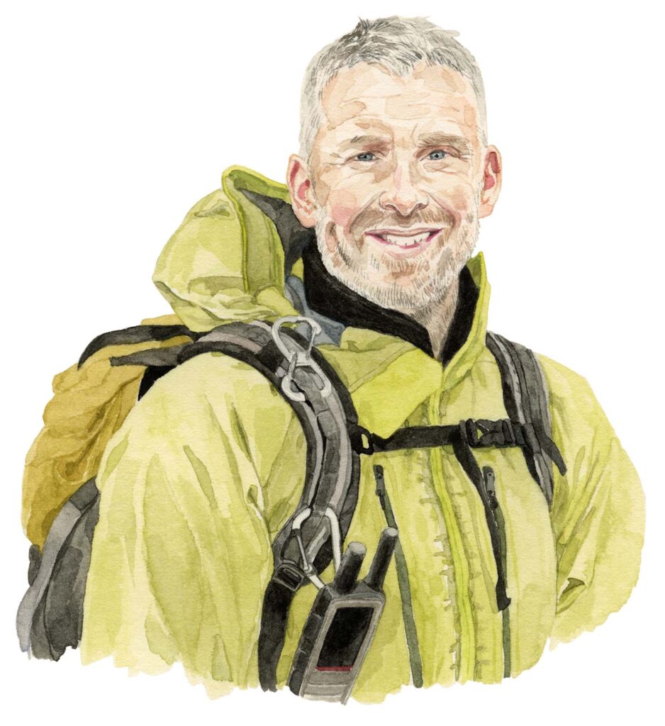 Illustration of Gordon “Oz” Osinski