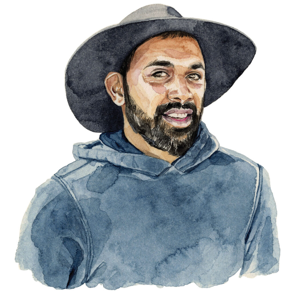 Illustration of Arun Jentrick