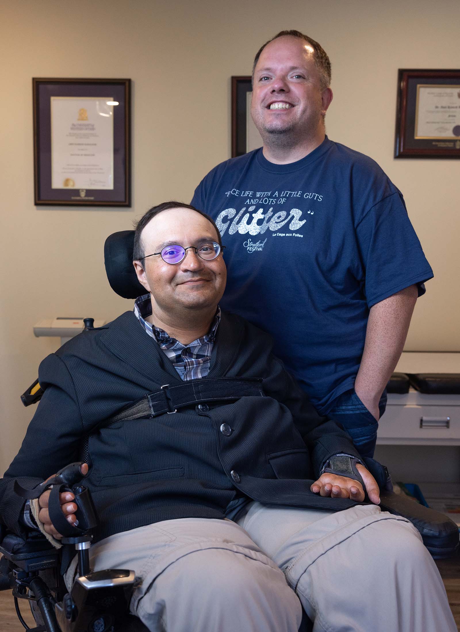 Photo of Dr. Amit Rahalkar and Jeff MacPherson