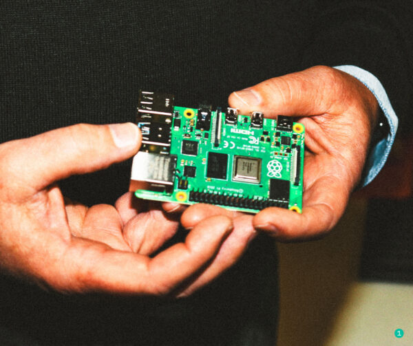 A single-board computer known as a Raspberry Pi powers the microscope.